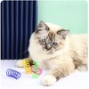 12 Pcs Colourful Cats Springs Toys - Interactive Cat &