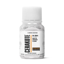 CERAKOTE® H-SERIES Oven Cure Coating with Part B H-301 Matte Armor Clear (4oz)