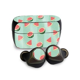 MightySkins Glossy Glitter Skin Compatible with Jabra Elite 85T - Watermelon Patch | Protective, Durable High-Gloss Glitter Finish | Easy to Apply and Change Styles | Made in The USA
