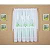 Today's Curtain Emelia Original Voile Tier Pair 30", White, 60"