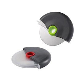 Pizza Slicer with Protective Sheath (Red)