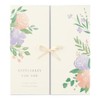 Midori 33265006 Shikishi Color Shikishi, Double Opening, Ribbon, Floral Pattern