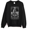 Munla The Reader Tarot Card Sweatshirt - Bookish Reading Witchy