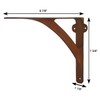 [Set of 2] Shelf Brackets for 8", 10", 12" Shelves
