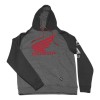 Factory Effex Men's Honda Wing Hoody L Charcoal/Black 22-88304