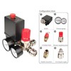 Air Compressor Pressure Switch, 1/4" 220V Safety Valve Control Regulator