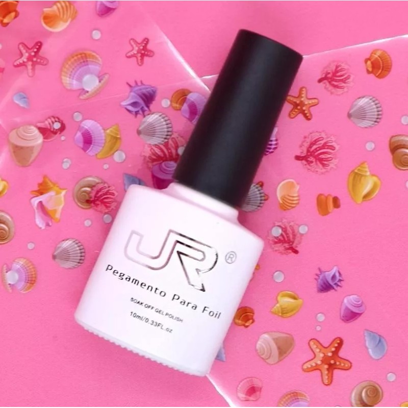 JR Pegamento Para Foil Jr 10ml Decoración Para Uñas Acrílico