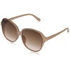 Martha Stewart Women's Ms101 Oversized Uv400 Protective Round Sunglasses-Timeless Gifts
