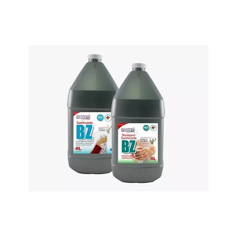 Dalro Kit Antibacterial (1 Shampoo Germicida+ Sanitizante) 4lts