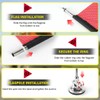 Upgrade 18" x 18" Red Mesh Safety Flags with Rubber