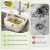 Foldable Hanging Sink Drain Basket, New Space‑Saving Sink Strainer, White