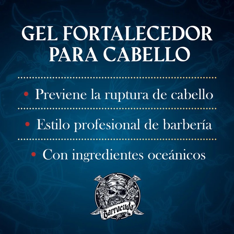 Gel para cabello Barracuda Original 450g