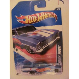 Hot Wheels 2011 HW Racing 4/10 '66 Chevy Nova 154/244