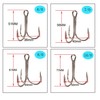 Treble Hooks Strong Large Format Fishing Hooks Sea Fishing Saltwater