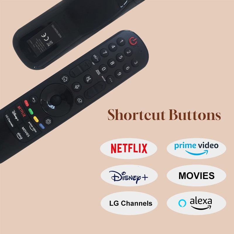 MR23GA Replacement Remote Control with Voice and Pointer Function Easy