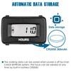 Runleader Digital Maintenance Hour Meter,AC/DC 5V to 277V for Garden