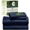 California Design Den Rayon from Bamboo Sheets Set, Cooling Queen