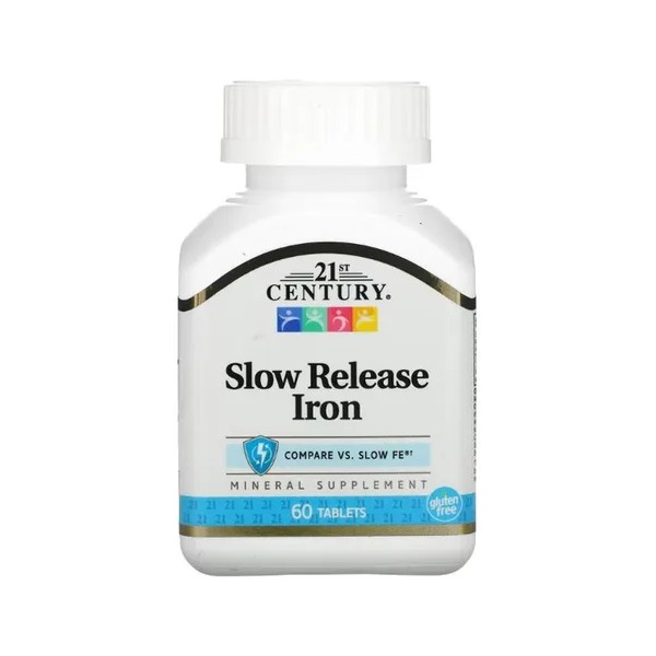 Hierro 65mg + Calcio Sulfato Ferroso Century 21 60tab Tardio