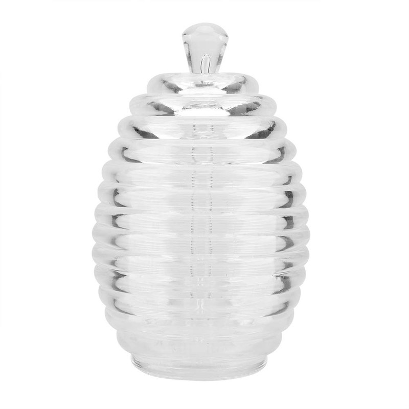 VOBOR Honey Jar with Dipper - Honey Bee Pot, Professional