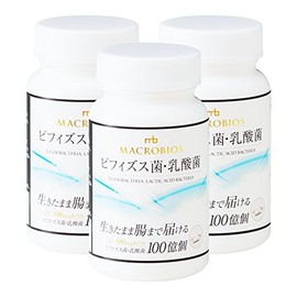 bifizusu Bacteria Lacto [Intestinal Flora in "Lively"] supplements 60 Grain 3-Pack, macrobios (makurobiosu) mirukuorigo Sugar rakutoferin Blend Acid Resistant Capsules Use , , ,