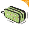 Mnsruu Guinea Pigs Flower Meadows Pencil Case Boys Girls Pen