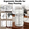 BZTT 18OZ Glass Measuring Cup with Insulated Handle V-Shaped Spout