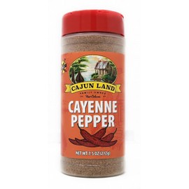 Family Owned New Orleans Cajun Land Seasoning (7.5oz Single Bottle, Cayenne Pepper)