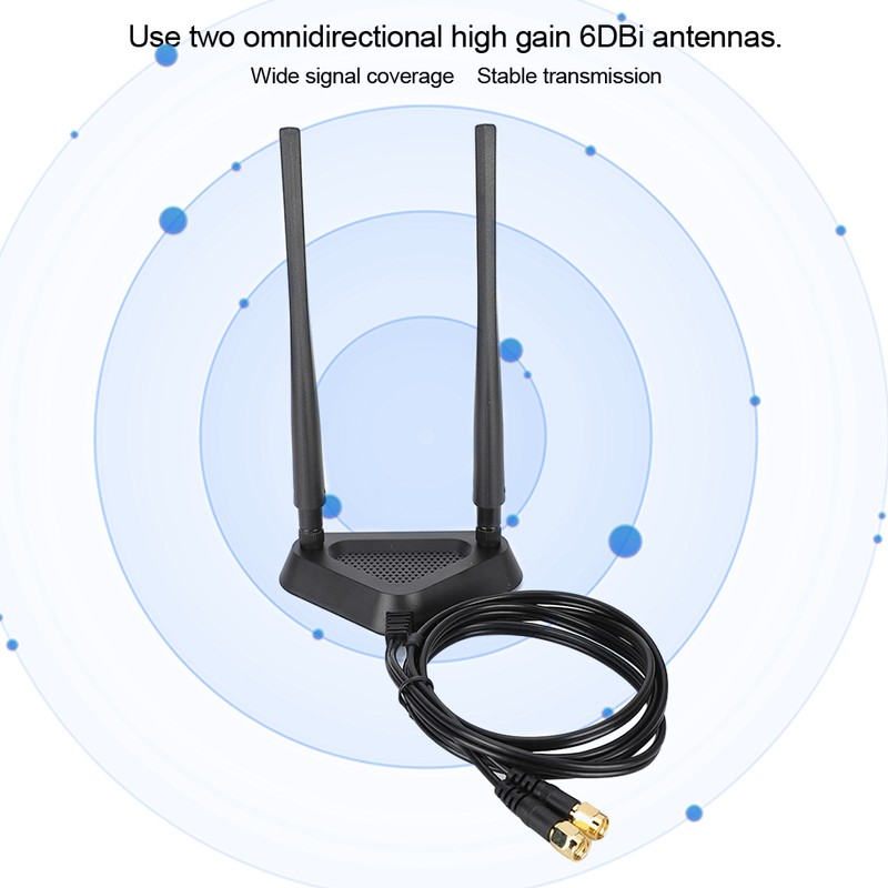 Dual‑Band Antenna 2.4G / 5G SMA 6DB Omnidirectional High Gain