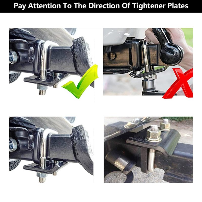 Anti-Rattle Stabilizer For 1.25/2, Trailer Hitch Tensioner Anti-Vibration Stabilizer Anti-Loosening
