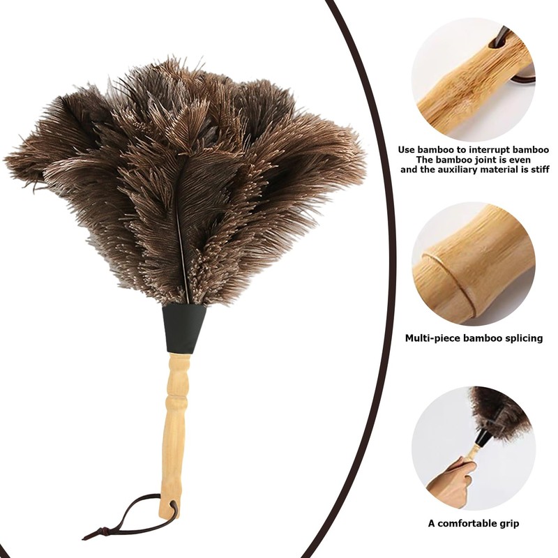 Nizirioo 34 cm Ostrich Duster Ostrich Feather: Duster Ostrich Feathers,