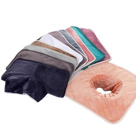 1Pcs 3535cm 두꺼운 아름다움 스파 마사지 테이블 병원 호텔 미용실에 구멍이있는 페이스 타올을 만들기 [02 Peacock blue] 1Pcs 35x35cm Thick Beauty Spa Massage Table Face Towel with Hole for Hospital Hotel Beauty Salon [02 Peacock Blue]