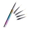 BIUDECO 5pcs Nail Art Pen Set Replacement Heads Nail Art