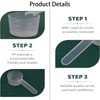 6 PCS Measuring Spoons, Protein Powder Scoop 5g 10g 15g