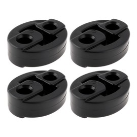 Briny River 4pcs Car Muffler Exhaust Hanger Liner Exhaust Hanger EPDM Rubber 61x21.5mm Diameter Compatible with Peugeot