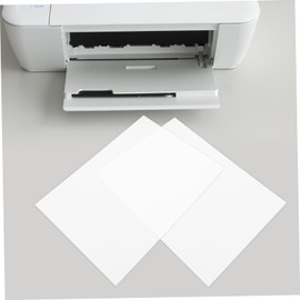 LALAFINA 10 Pack Frosted PVC Sheets A4 Printing Materials Craft Bookmarks Sheets