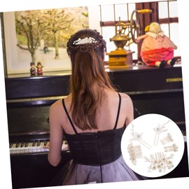 Minkissy 12pcs Elegant Flower Hairpins Wedding Hair Combs for Brides Vintage Side Combs Accessories for Special Occasions Hair Accessories for Women and Girls