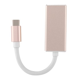 1080P TypE C to MINI DP HD Video Extension Cable High Speed Transmission Gold