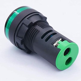 Szliyands 220V 20mA Energy Saving LED Indicator Light Installation Hole Size 22mm (7/8 inch) White Blue red Green yellow15pcs