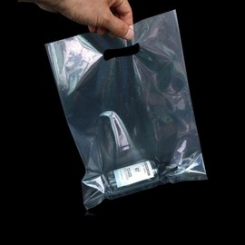 Convenient Clear PE Fancy Bag 25x35cm Pack of 100