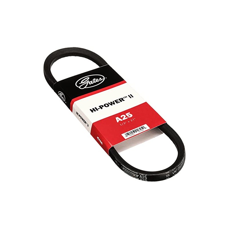 Gates A25 Hi Power Ii Classical Section Wrapped V Belt