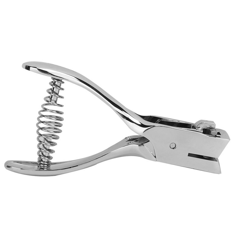 Handheld Hole Slot Puncher Card Oval Hole Puncher Tool Single