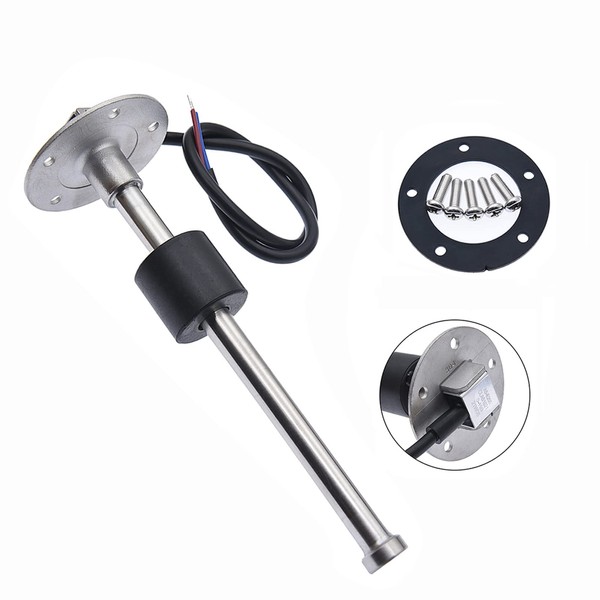 Geloo Level Sensor, Stainless Steel Fuel Sending Unit Water Level