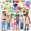 Preschool Graduation Backdrop 2025 Graduation Decorations - Large Kindergarten Promotion