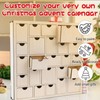 sulanmo Christmas Wooden Advent Calendar with 25 Drawers, Countdown to