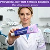 2Pcs Glow Denture Adhesive,Thermo Dental Denture Adhesive,Thermoplastic Denture Adhesive,Extra Strong
