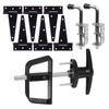BTEOBFY Shed Door kit - Complete shed Door Hardware,shed Hardware