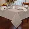 Classic Home Store Alan Symonds Tablecloths Gingham Tablecloth Beige 36