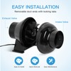 iPower 4 Inch 230 CFM Inline Duct Ventilation Fan Quiet