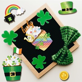 GLOBLELAND St Patrick's Day Cupcake Cutting Dies Metal Retro Multilayer Party Ice Cream Shaker Cutting Template Paper Cutting Dies for Scrapbooking Card Making Crafts Paper Cards