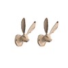 Fyne-Finds Set of 2 Rustic Hare Easter Bunny Coat Hat